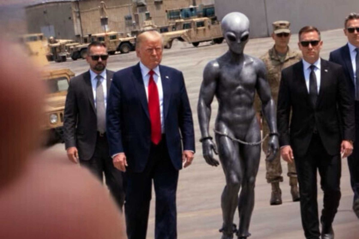 'Something is coming': Bonkers Trump picture fuels speculation storm