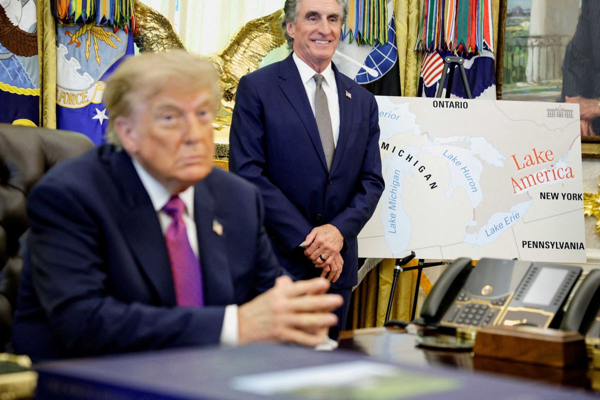 Trump, 80, delights at machine gun-toting 'Donald Ducks' in AI-slop video featuring geese