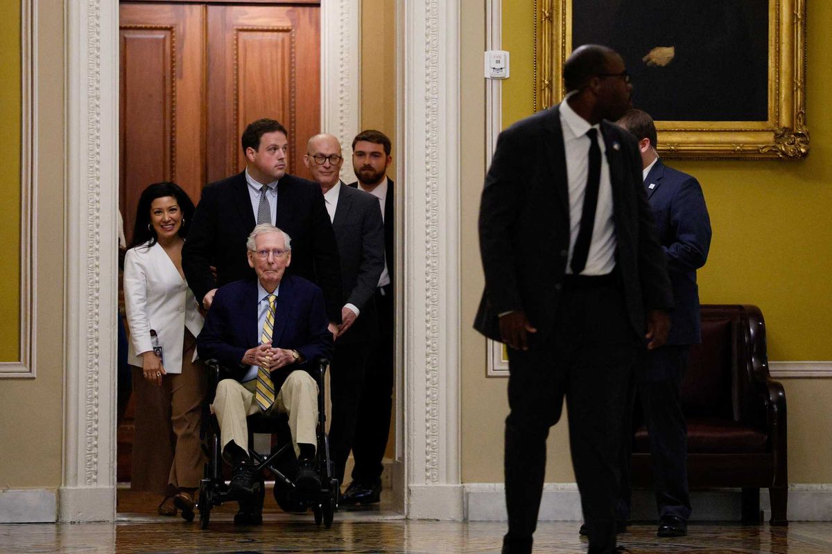 'Um what?' McConnell return comes with eyebrow-raising condition flagged as 'bigger' story