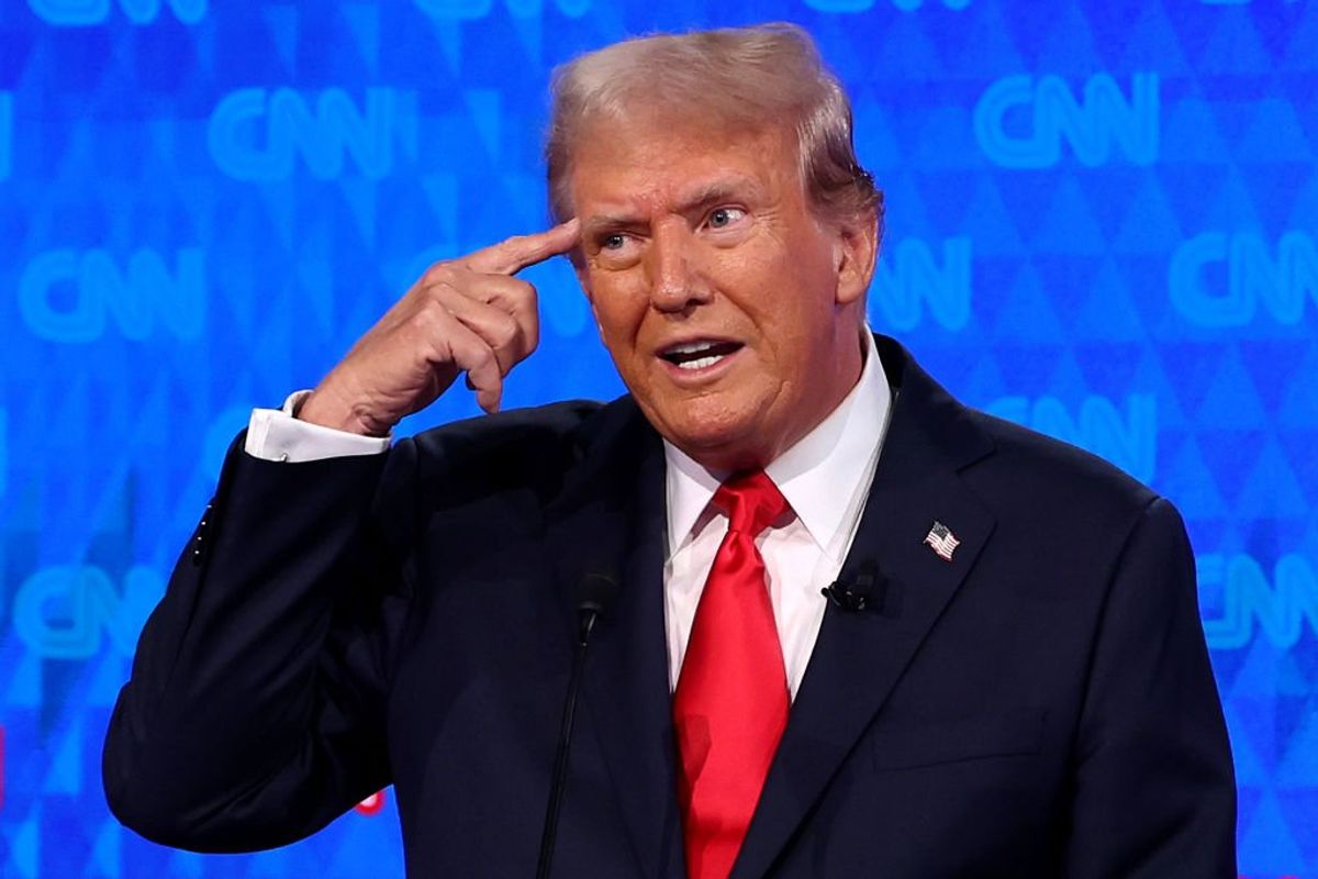 'Just false' CNN fact checks Trump on conspiracy theory about Kamala
