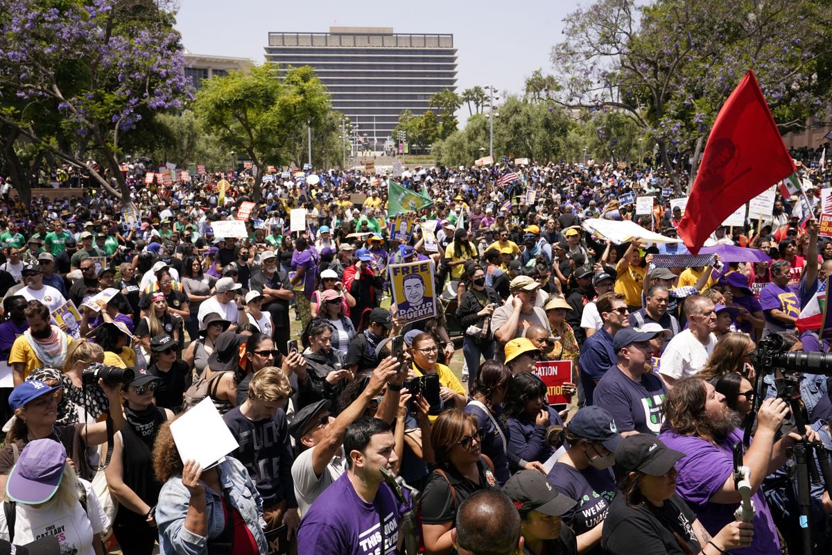 More than 1,800 rallies to swarm US streets as Trump readies Marines in LA