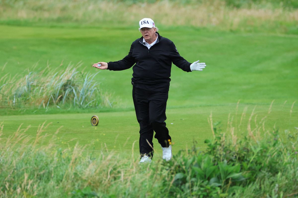 'Come on, bro!' CBS hosts laugh at Trump for cheating at golf