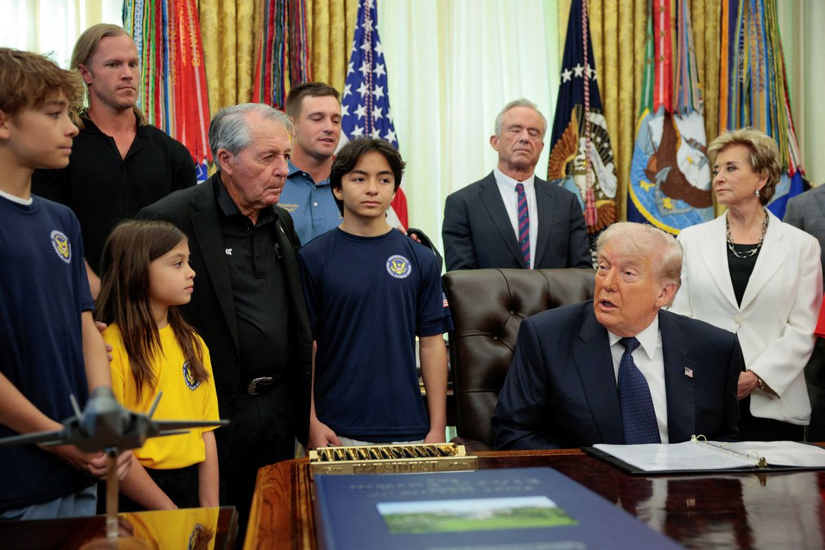 Trump pitches war to child: 'You might be too young for this'