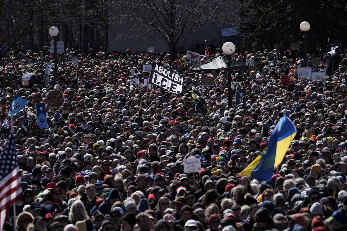 Trump tries to shrug off No Kings protests — but is hit by astounding turnout
