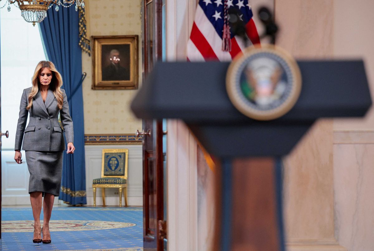 White House blindsided after Melania Trump speaks about partying with Jeffrey Epstein