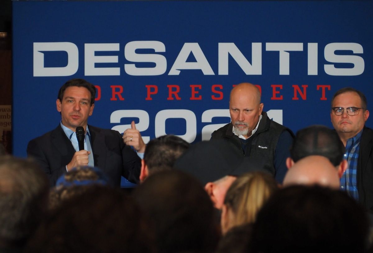 Ron DeSantis says as president he would not allow courts to put Trump in prison