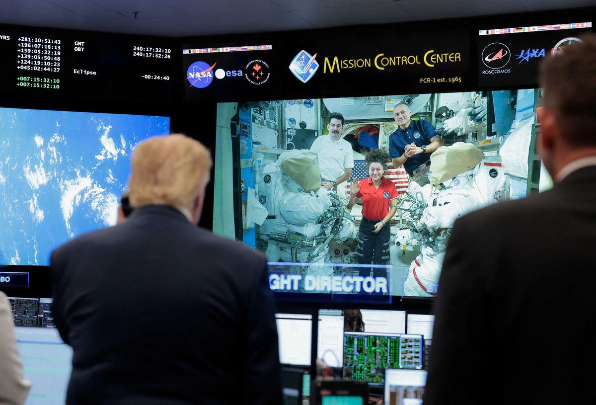 Astronaut’s ‘beautiful’ facial hair mesmerizes Trump: ‘I want to get a mustache!’