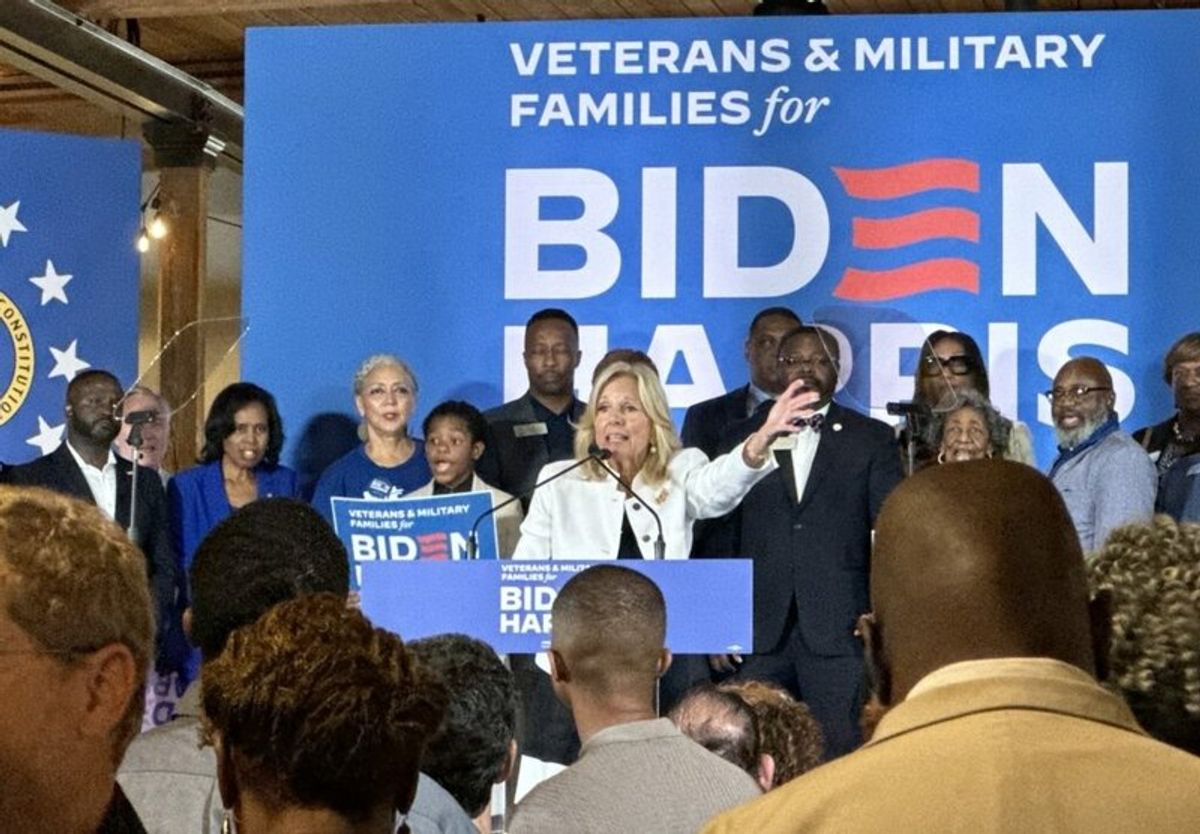 Jill Biden rejects calls for president to step aside at Georgia rally