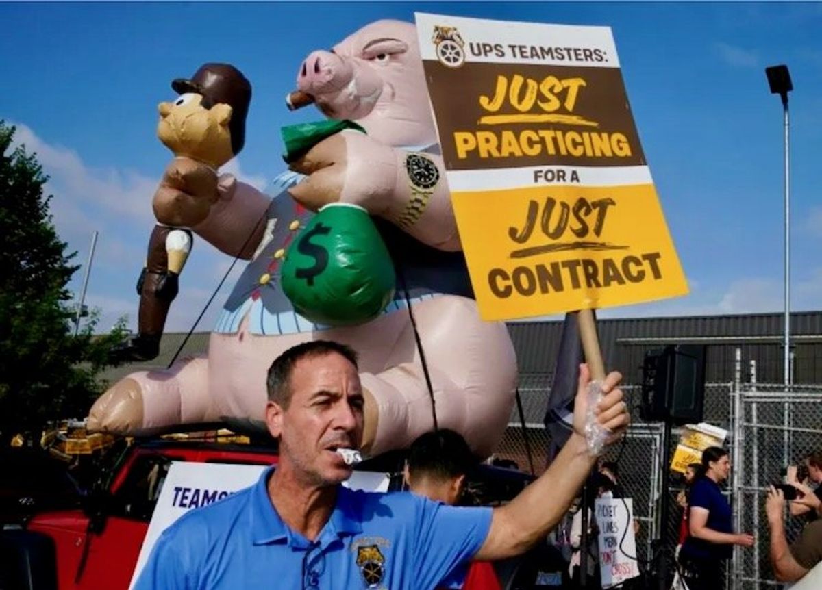'Get back to the negotiating table': UPS is training scabs for a strike