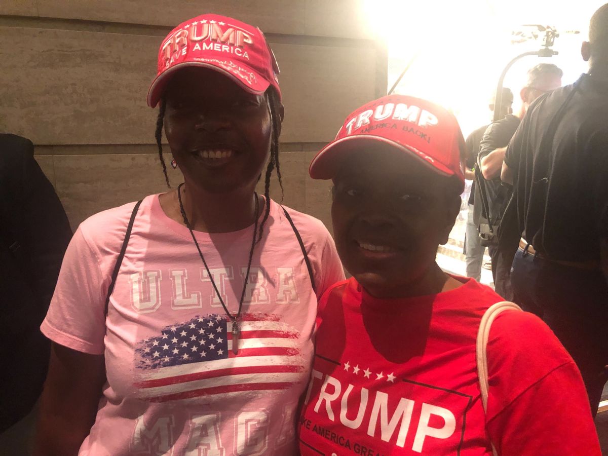 MAGA supporters try gatecrashing Black convention ahead of Trump event
