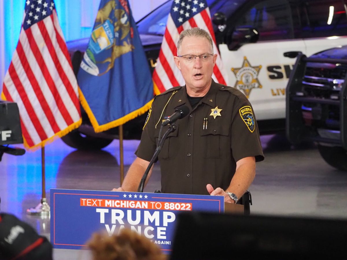 'Best you can do?' MAGA sheriff laughs as he's accused of law-breaking to help candidate