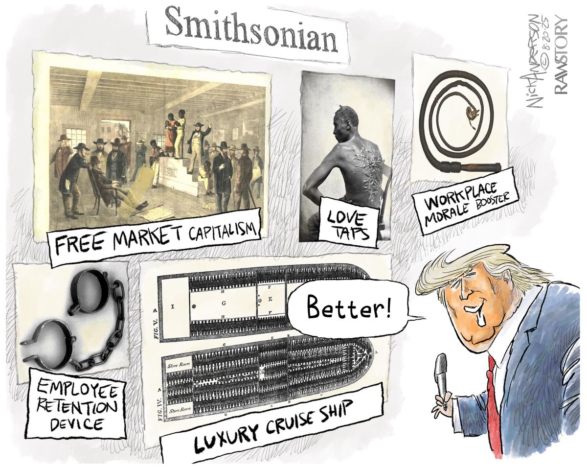 Trump makes America's appalling past 'better!'