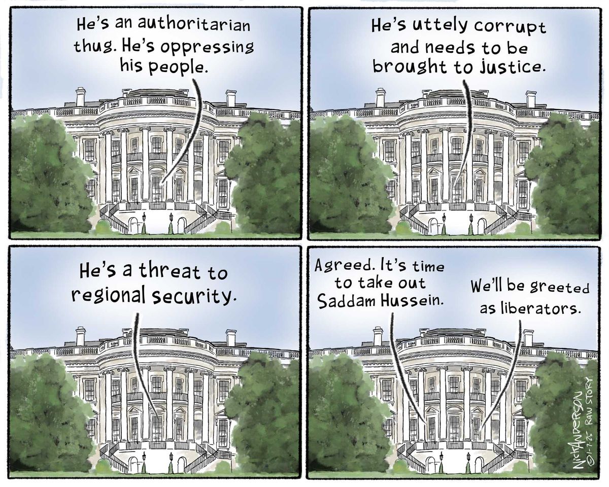 Trump clearly learned nothing from history