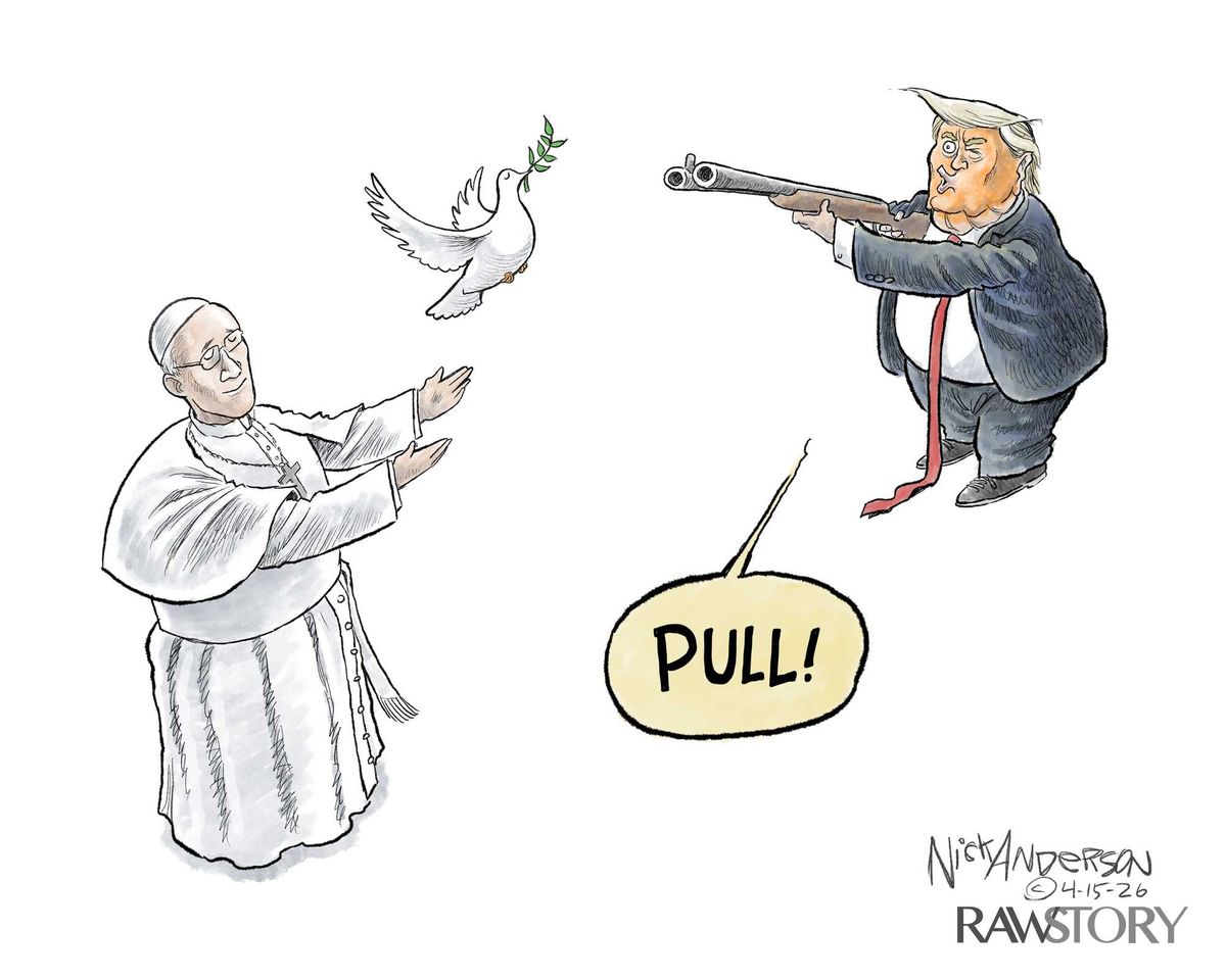 Trump takes his shot at peace