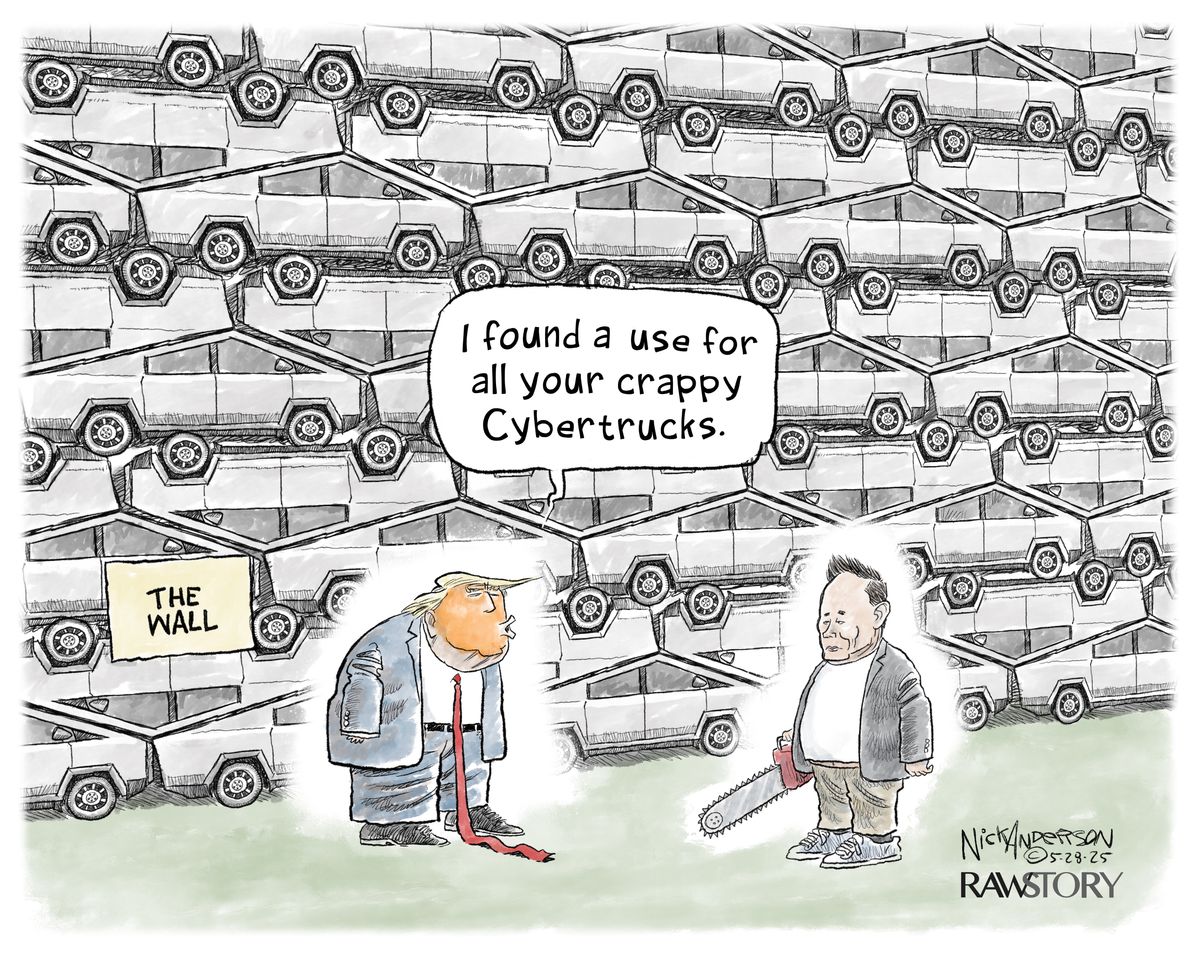 Trump finally finds use for Elon Musk's Cybertrucks