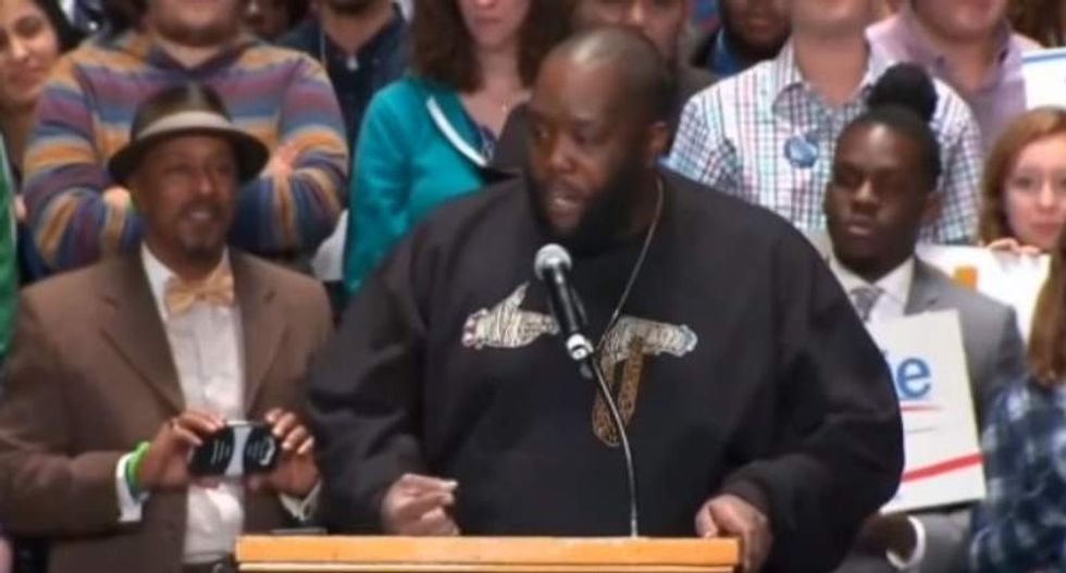 The feminist, anti-racist educator Killer Mike quoted and the media calls ‘a woman’