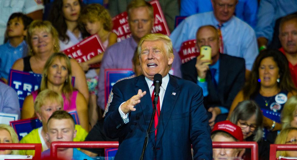 ‘To think of HER being their boss?’: Trump claims Clinton is unqualified to be Commander-in-Chief