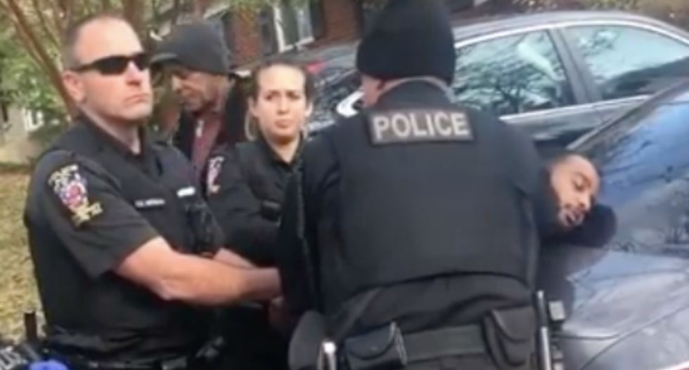 Black good Samaritan helps his drunk neighbor back into his house -- and then is arrested himself