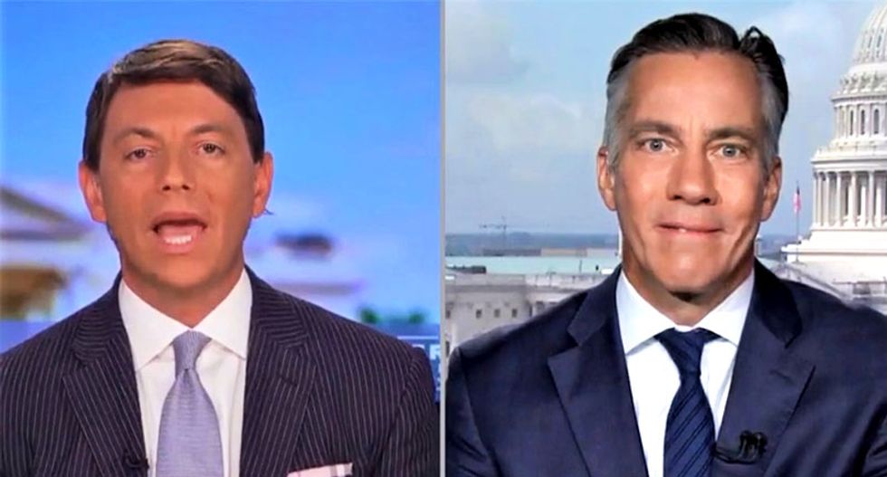 Trump campaign spokesman flails as CNN host corners him on president's promotion of conspiracy theories