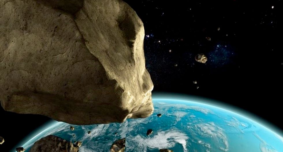 An asteroid just buzzed past Earth -- and we barely noticed in time