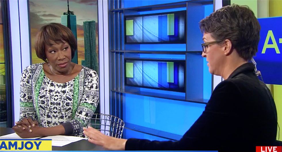 WATCH: MSNBC's Rachel Maddow reveals to Joy Reid the most troubling threat from Trump's private meeting with Putin