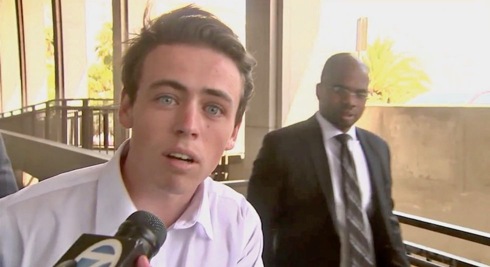 Wealthy white teen who drove getaway car in LA gang murder of innocent black man goes free