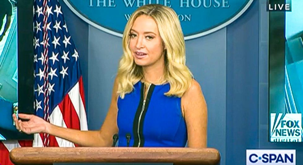 Kayleigh McEnany kicks off briefing with attack on Pelosi's haircut: 'We will be playing the video on loop'