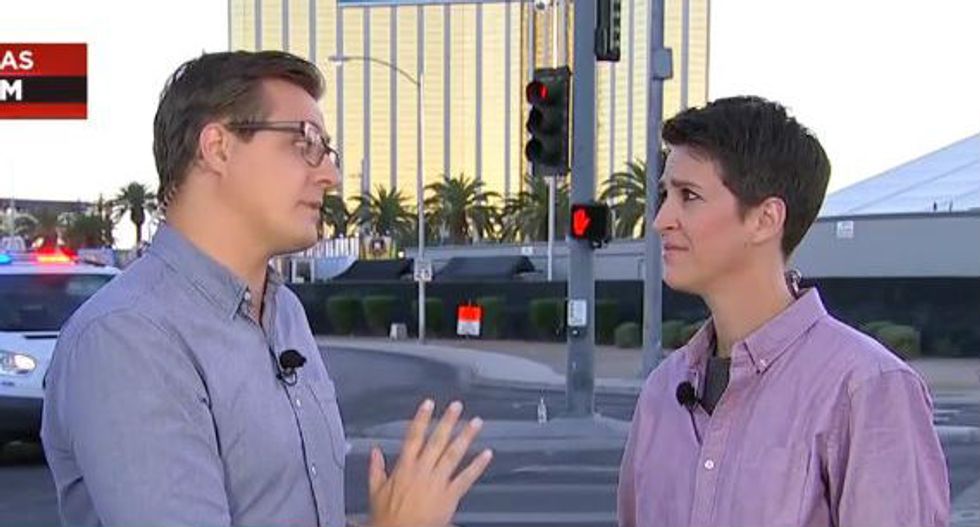 Rachel Maddow and Chris Hayes unload on Vegas shooting: 'If this isn't terrorism, what the hell is?'
