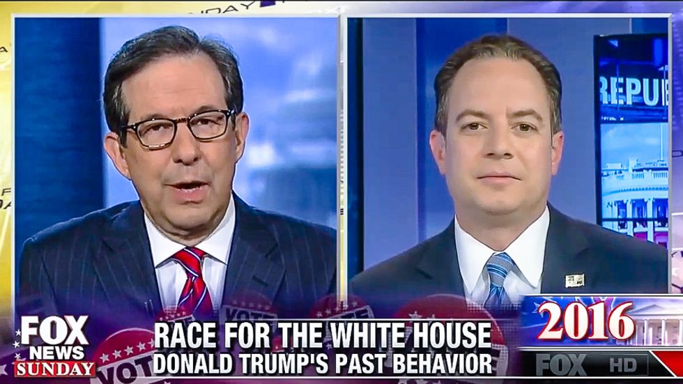 'He humiliated women': Chris Wallace smacks down Reince Priebus for blowing off Trump's sexism