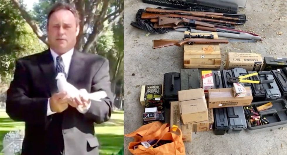 Huntington Beach man busted with ‘arsenal’ and Nazi gear after threatening customer: report