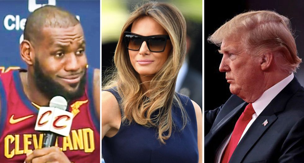 First Lady’s spokesperson whines at CNN for pointing out that Melania sided with LeBron