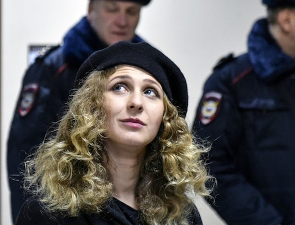 Russia stops Pussy Riot member leaving country