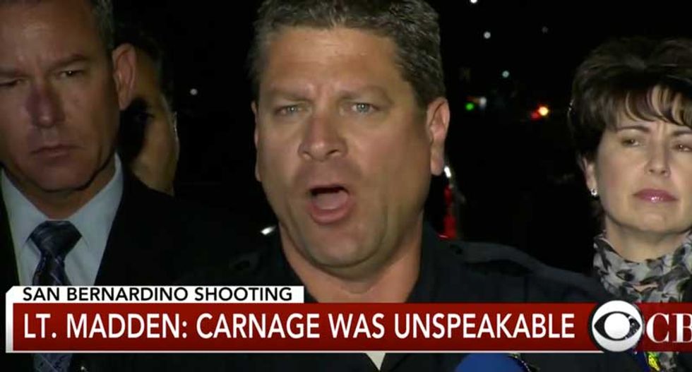 First responding officer Mike Madden describes 'unspeakable carnage' at San Bernardino shooting scene
