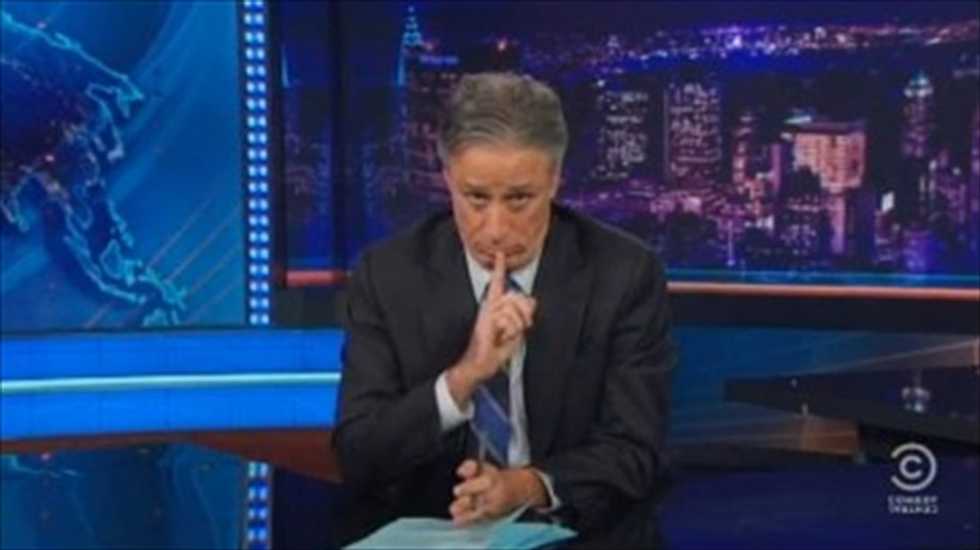 Jon Stewart says NSA spying is like health care: 'If you never find that tumor in your b*ll sack, it can't kill you'