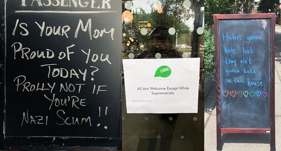 DC restaurants and bars refuse to serve Unite the Right rally attendees: 'Free popcorn except for Nazis'