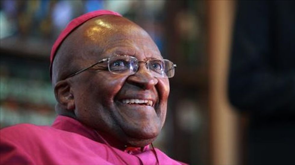 Bishop Desmond Tutu tells South Africans: I'm not voting for Nelson Mandela's former party