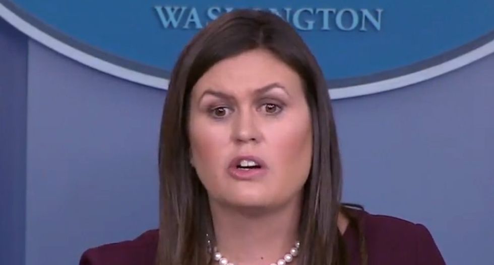 Trump begs Sarah Sanders to run for Governor of Arkansas as she departs the White House