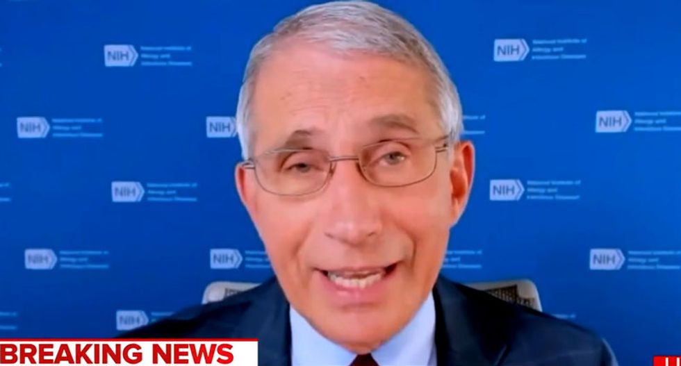 WATCH: Anthony Fauci sneaks in a slam of Trump during MSNBC interview