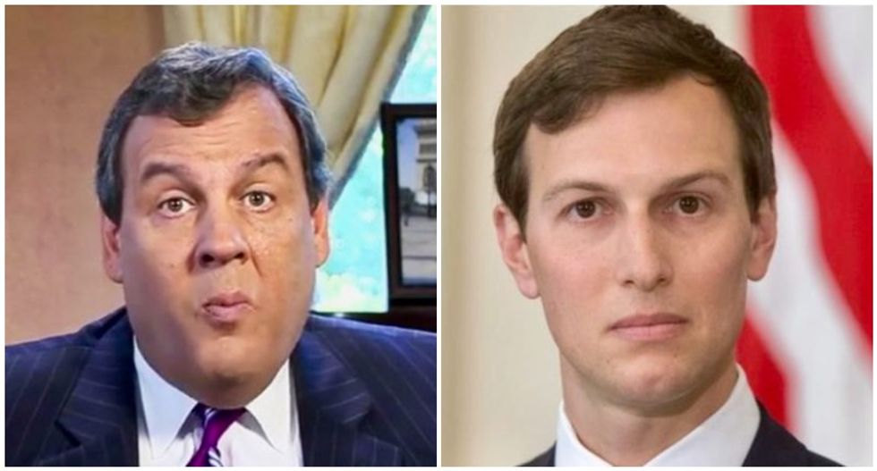 This could be why Chris Christie is suddenly pointing the finger at Jared Kushner