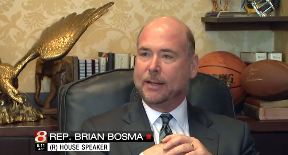WATCH: Indiana GOP leader admits 'No Gays Allowed' sign would be legal in most of the state