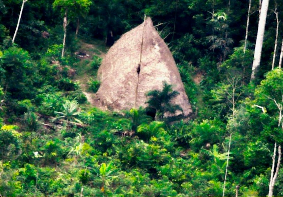 Isolated tribe members in Brazil spotted in drone footage
