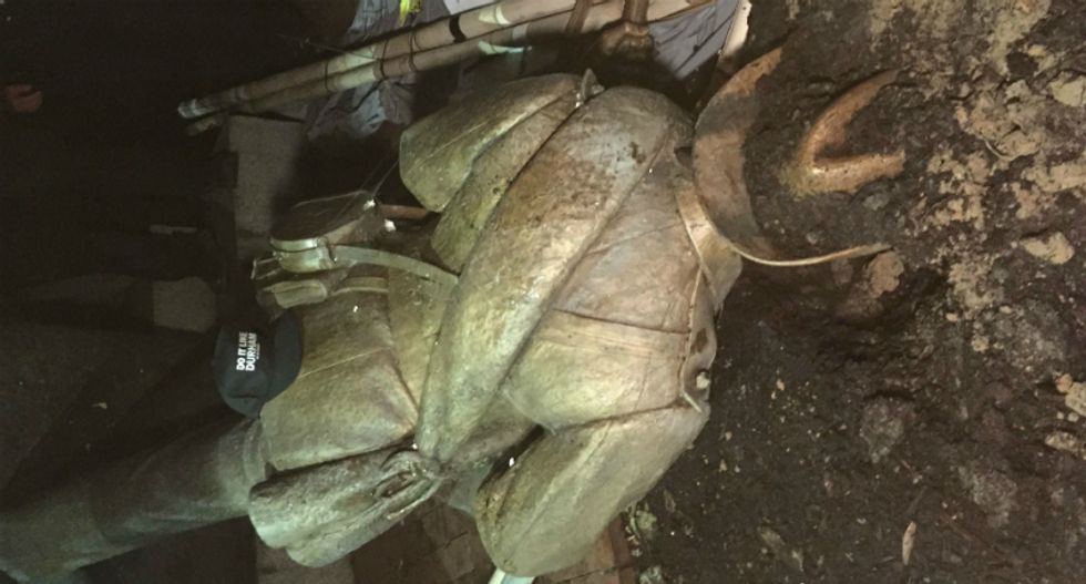 Toppled Confederate statue 'Silent Sam' will be put back up at UNC