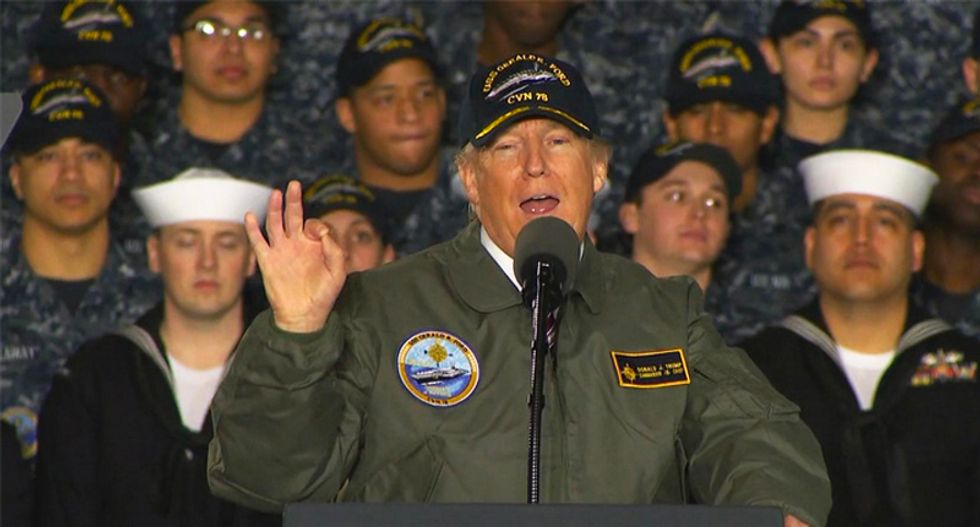 Ex-Pentagon official explains Trump's 'inappropriate' Thanksgiving troop call: 'He sees them as an arm of the GOP'