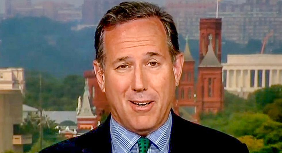 Rick Santorum faceplants on CNN when asked to explain how Trump's wall would stop the drug trade