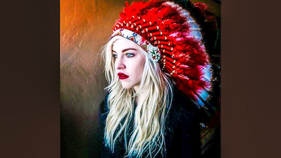 Oklahoma governor's daughter mocks Native American protesters with 'war dance'