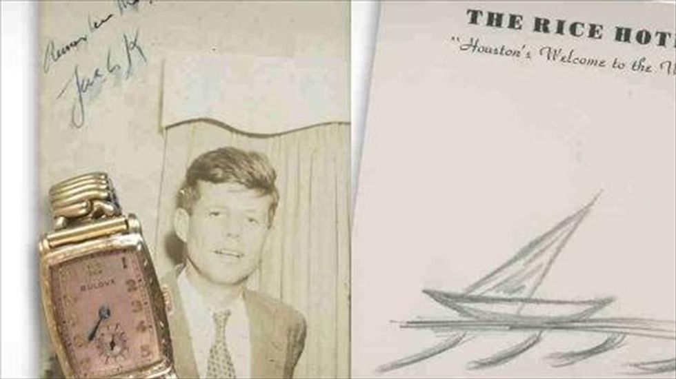 Final sketch drawn by JFK goes up for auction
