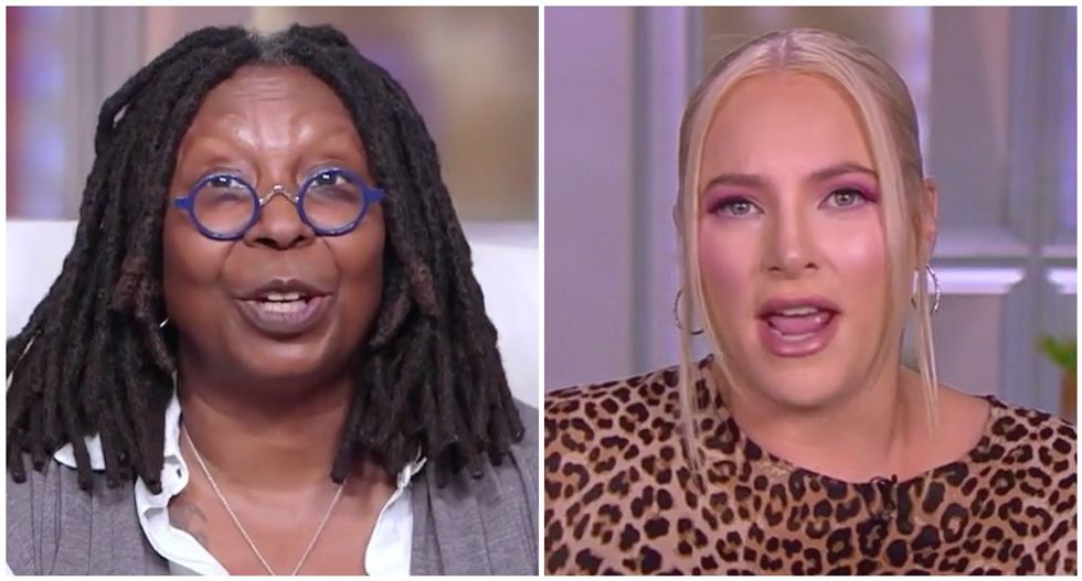 The View’s Whoopi Goldberg has to explain to Meghan McCain the obvious reason why Trump's Supreme Court nominee won't get 'Kavanaugh'ed'