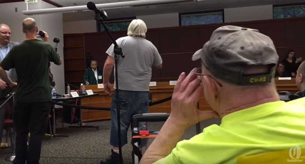 WATCH: Oregon police oversight hearing canceled after descending into screaming matches and chaos