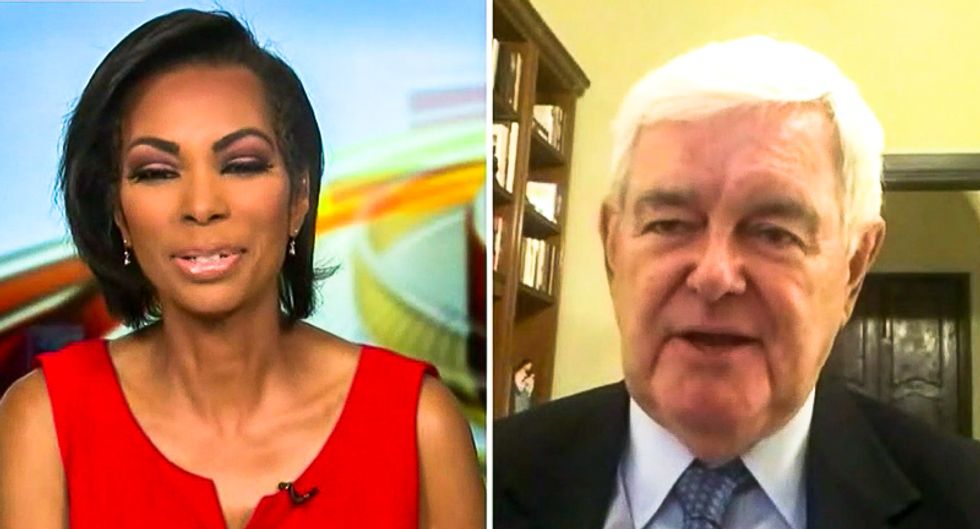 'It's verboten?' Newt Gingrich cries out after Fox News cuts him off for blaming violence on George Soros