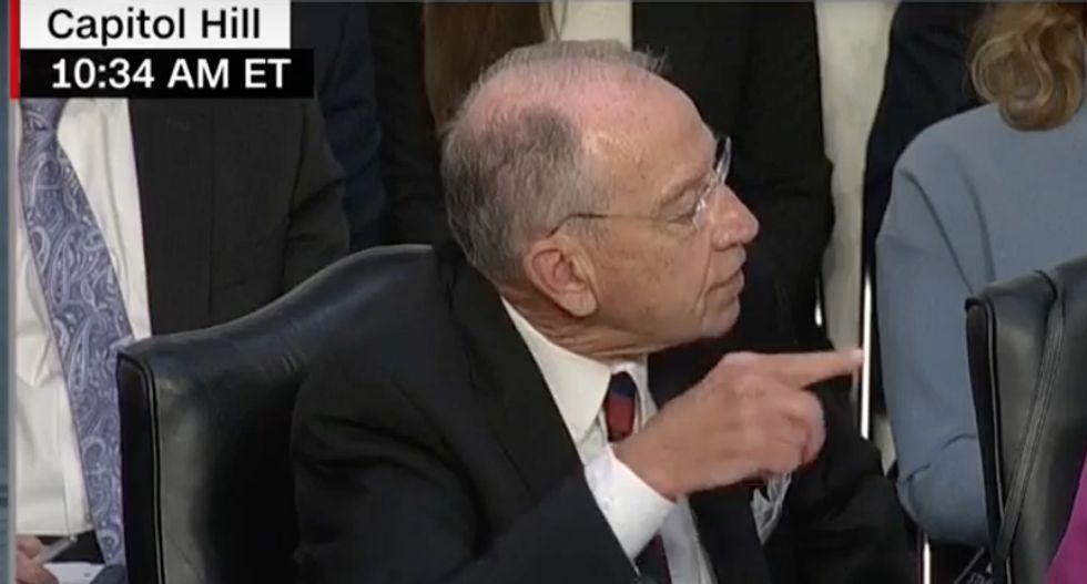 GOP’s Grassley explodes after Democrats demand delay on Kavanaugh following late-night document dump